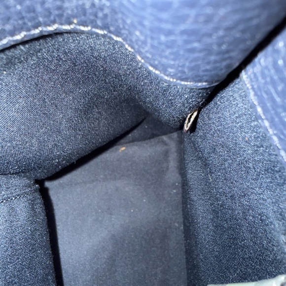 Coach Brown and Navy Shoulder Bag - Picture 4 of 6